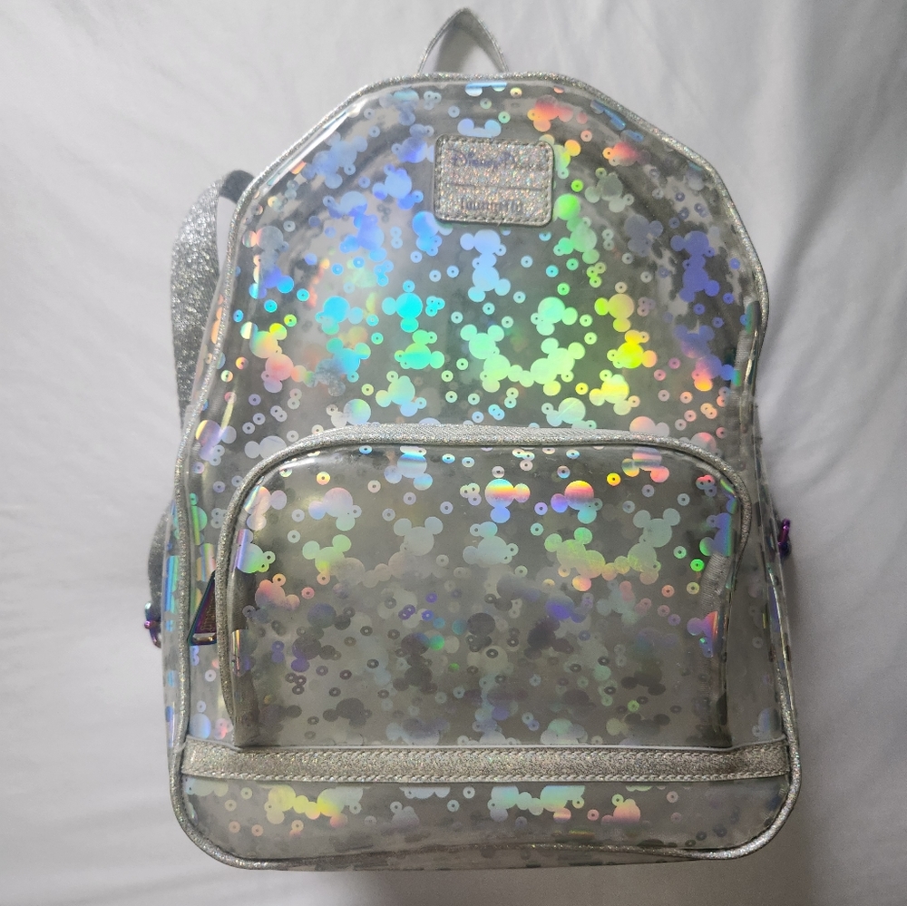 Mickey Mouse Magic Mirror Metallic Mini Backpack by Loungefly